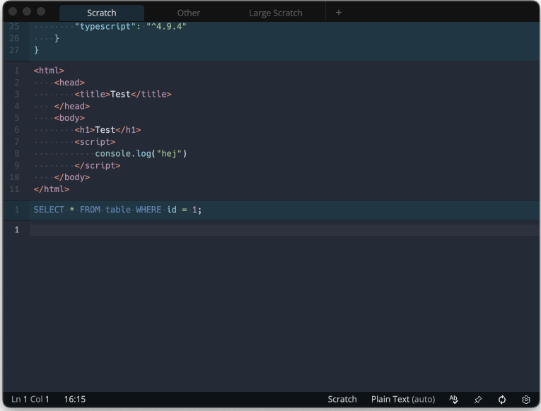GIF showing the new feature